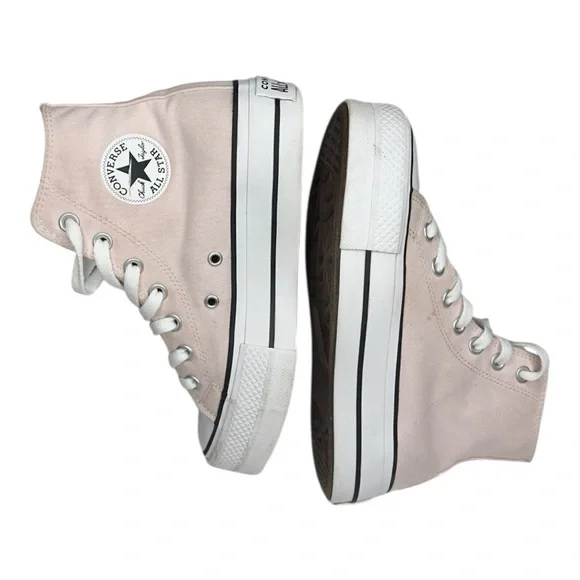 Converse Chuck Taylor All Star Platform High Top Sneakers Pink M4/W6 - Picture 7 of 16